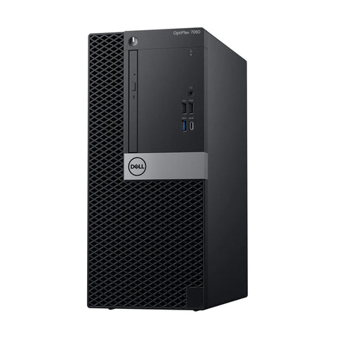 Dell Optiplex 7060 Tower @ i7-8700 @3.20GHz 16GB RAM 512GB SSD W11 Pro AMD GPU