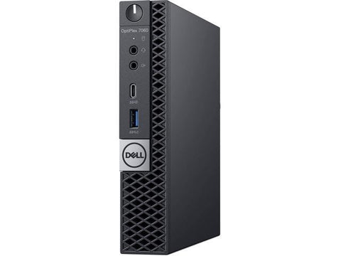 Dell Optiplex 7060 MFF Intel i7-8700T @2.4GHz 16GB RAM 512GB SSD Win11 Pro W/ AC