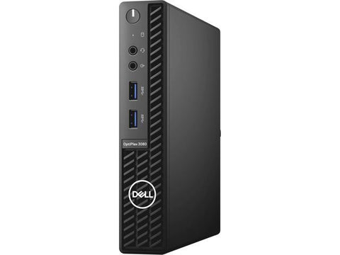 Dell Optiplex 3080 Micro Desktop Intel i3-10105T @3.00GHz, 8GB RAM, 256GB SSD