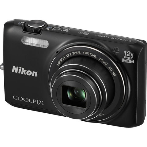 Nikon COOLPIX S6800 16.0 MP Digital Camera Black With Battery ONLY