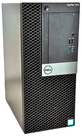 Dell Optiplex 7070 Tower Intel Core  i5-8600 3.1GHz 16GB RAM 512GB SSD Win11 Pro