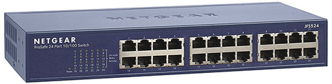 NEW Netgear JFS524-200NAS ProSafe 10/100 Mbps Fast Ethernet Switch W/ 24-Port