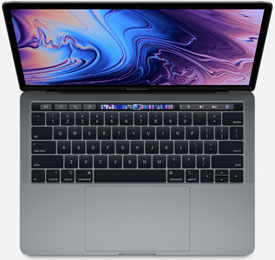 Apple Macbook Pro 15,2  A1989 13.3" (2018) i7-8559U 2.70GHz 16GB RAM 500GB SSD