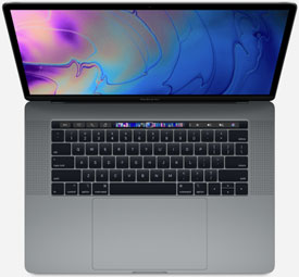 2019 Apple Macbook Pro 15,1 A1990 i9-9880H CPU @2.30GHz 16GB Touchbar 500GB SSD