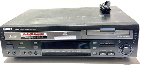 Philips CDR820 Audio CD Recorder/ 3CD Changer (No Remote)