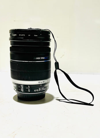 Canon EFS 18-200mm zoom Lens 1:3.5-5.6 IS Rocketfish RF-UVF72