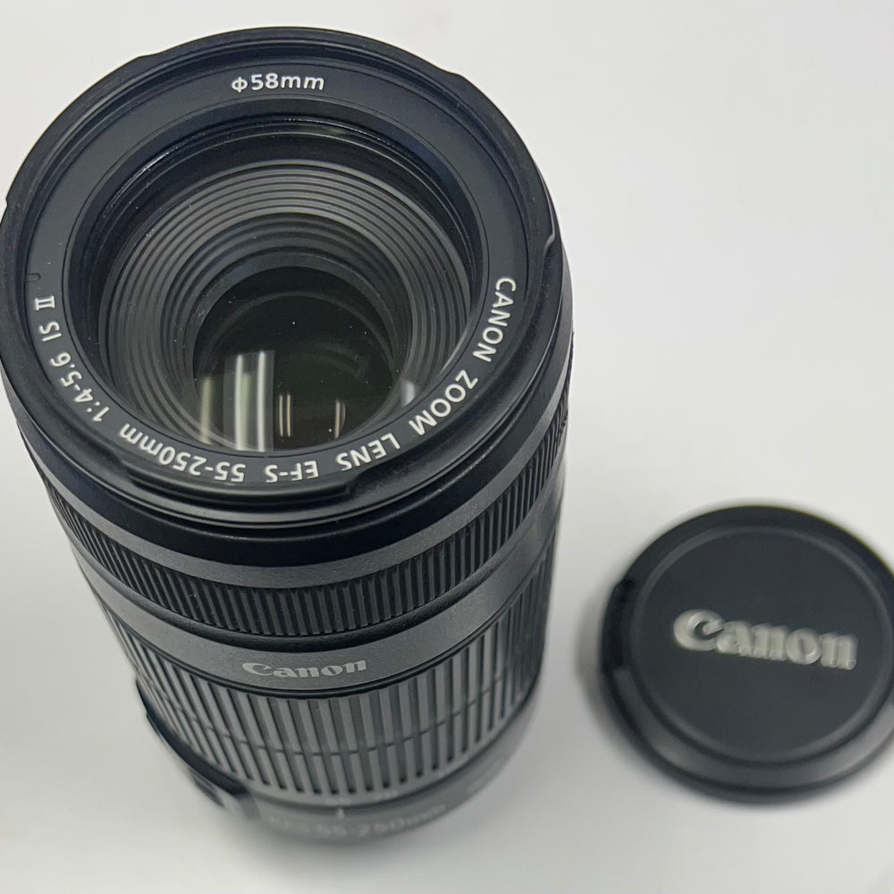 Canon EF-S 55-250mm F/4-5.6 IS II Lens MACRO 1.1/3.6ft for Canon