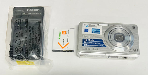 Sony Cyber-shot DSC-W560 Digital Camera 14.1MP With Battery and