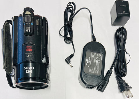 Canon VIXIA HF S10 A AVCHD 8.0MP Camcorder w/ Charger and Battery