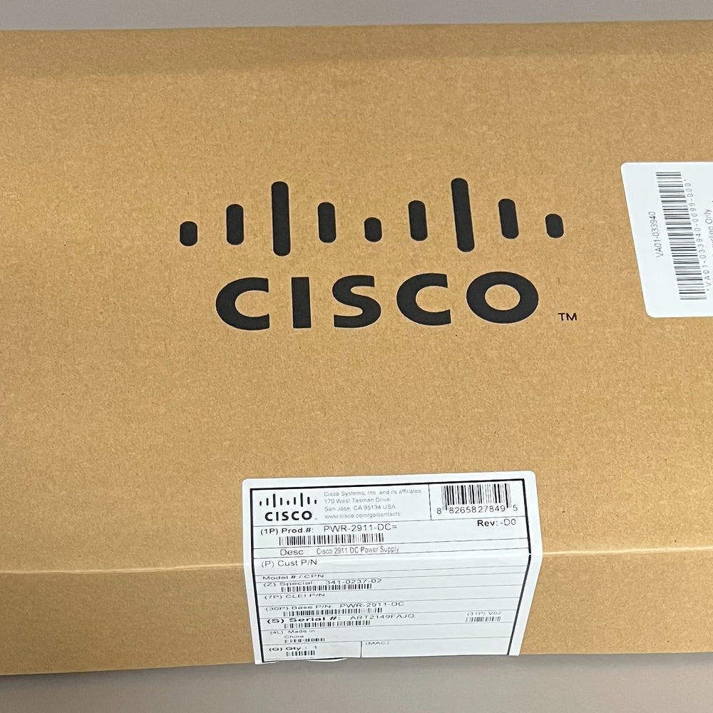 New Open Box CISCO PWR-2911-DC Power Supply For 2911 Router
