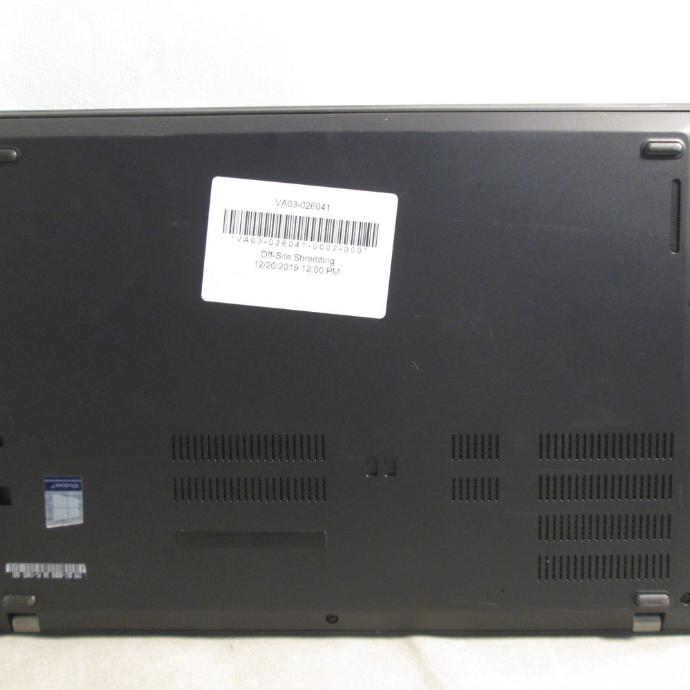 LENOVO T480s 20L8SA1U00 i5-8350U 1.70GHz 16G {256GB} No OS/AC