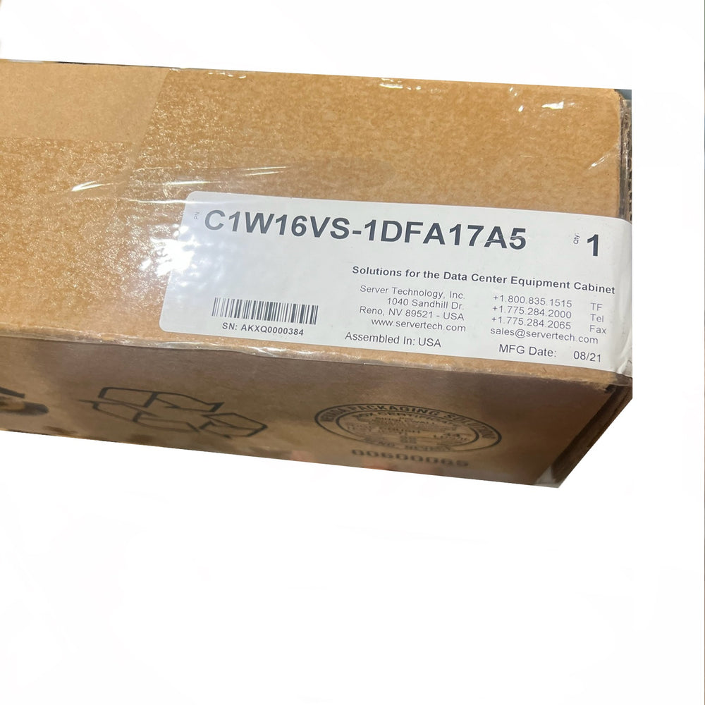 NEW Server Technology C1W16VS-1DFA17A5 Rack PDU 120V