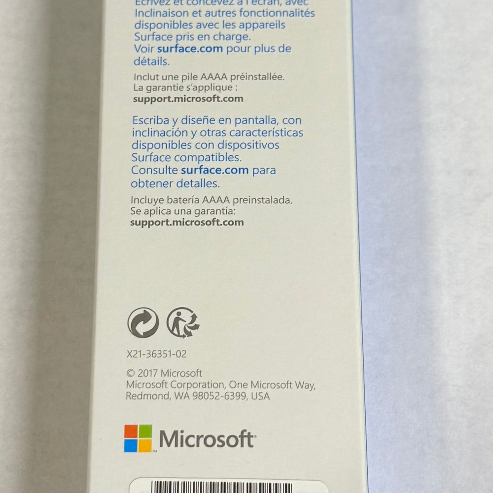 NEW SEALED Microsoft Surface Pen Stylus Model 1776 (EYV-00009) White