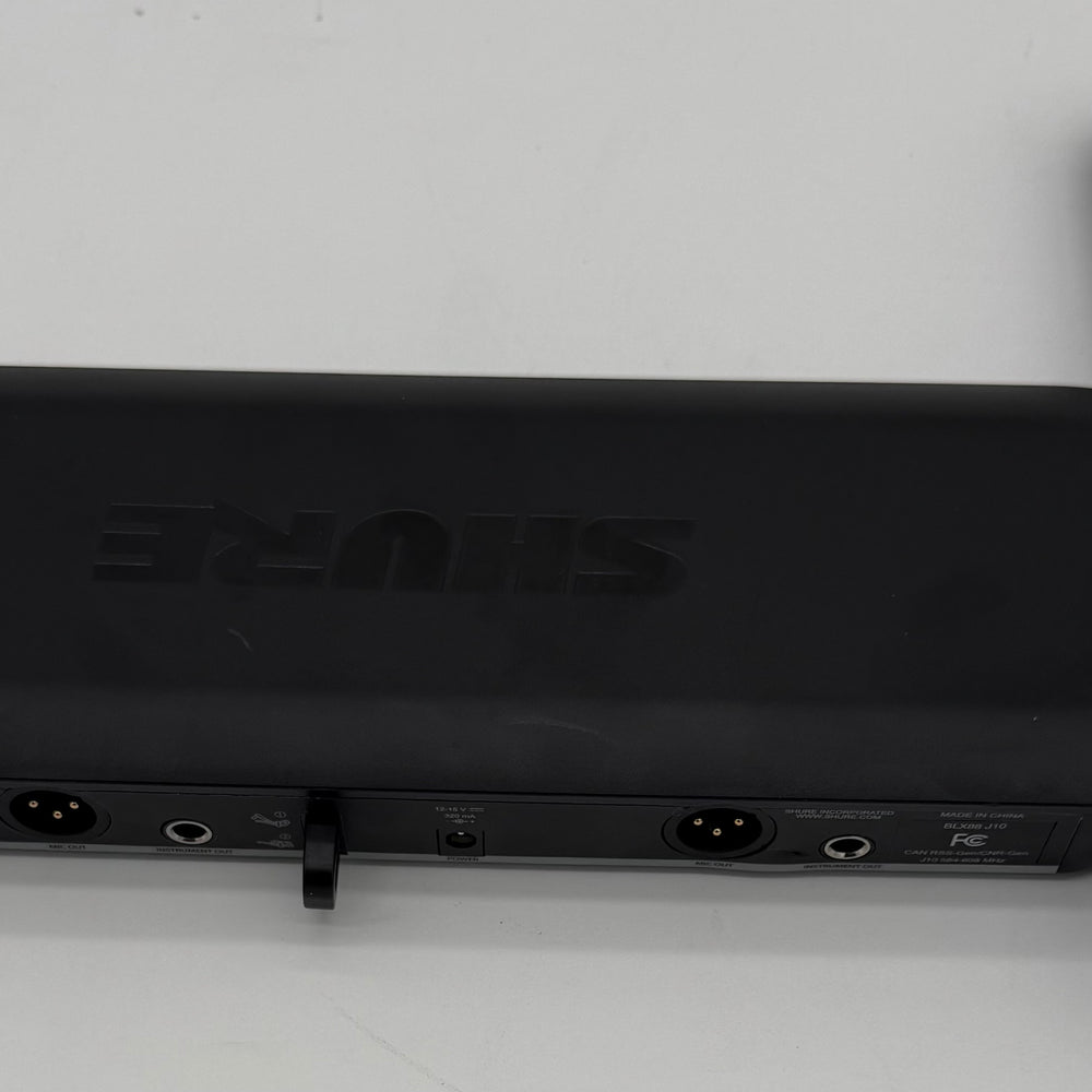 Shure PG58 Wireless Handheld Microphone w/ Shure BLX88 J10 584-608 MHz Receiver