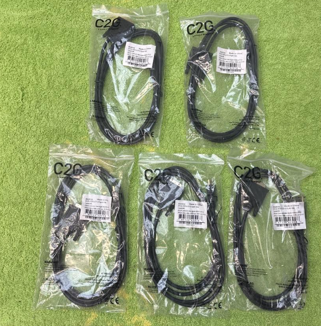 Box of 80 New C2G HDMI to DVI-D Digital Display Video Cables 2M / 6 Feet 42516