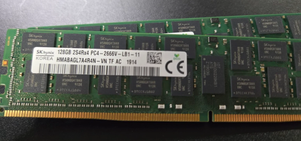 Hynix HMABAGL7A4R4N-VN 128GB ECC Memory 2S8RX4 PC4-21300 2666MHz LRDIMM RAM