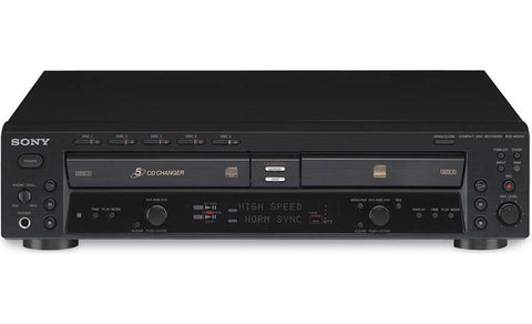 Sony RCD-W500C CD Recorder/ 5 CD Changer (No Remote)