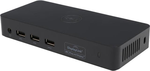 Dell D3100 4K Triple Video Laptop Docking Station 036M9K w/65W AC Adapter