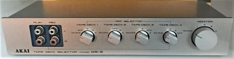 Akai DS-5 Tape Deck Selector Silver Color