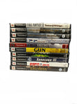 Lot of 10 Playstation 2 Video Games GUN, LORD OF THE RINGS, COD, ETC TESTED