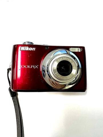 Nikon CoolPix L22 12Mp Digital Camera Red No Battery No Charger