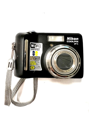 Nikon Coolpix P1 8MP Wifi Digital Camera No Battery No Charger