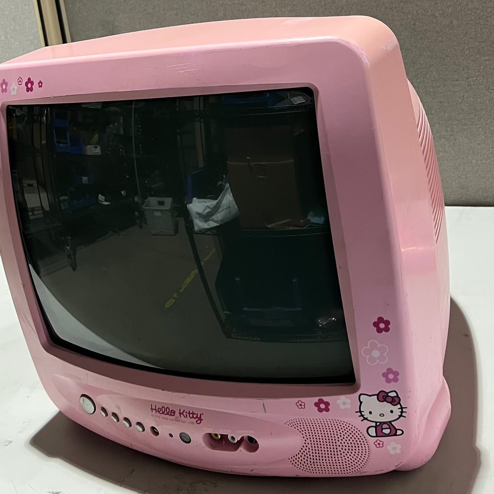 Hello Kitty 13 Stereo Color TV/DVD Combo deals CRT TV Model KT2313 NO Remote