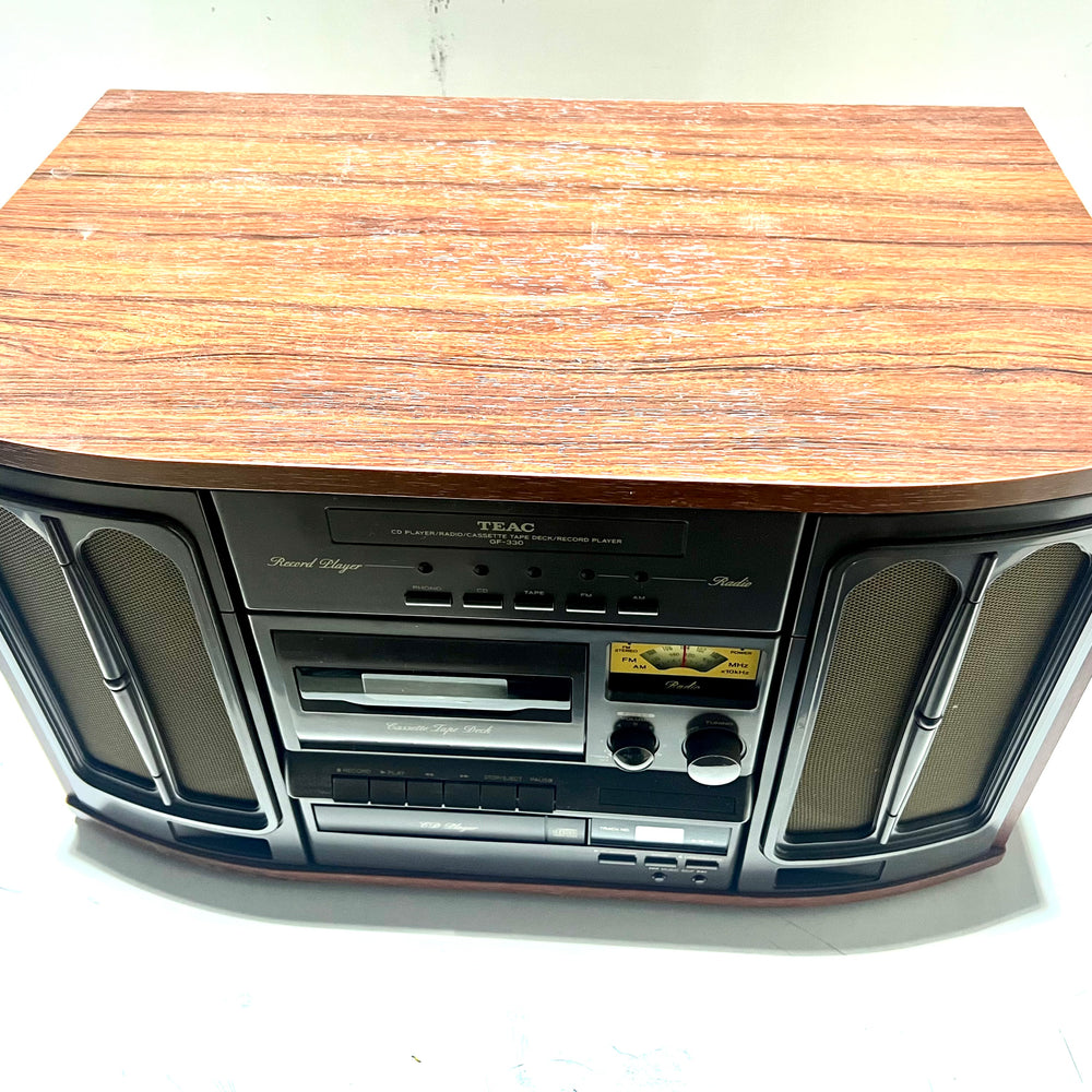 Nostalgia TEAC Stereophonic GF-330 Record Player Radio Cassette and CD Player