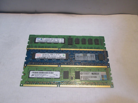 Lot of Mixed DDR3 Desktop Ram (500x2GB) 1000GB Samsung, Hynix, Micron, Crucial