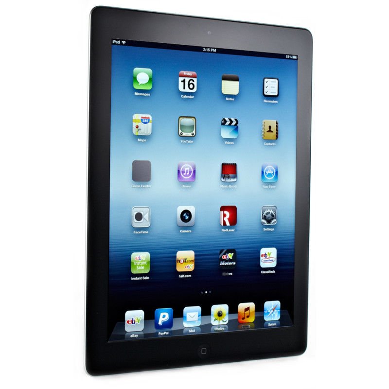 Apple iPad 3rd Gen. 64GB, Wi-Fi, 9.7in - Black - Securis