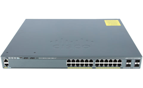 Cisco WS-C2960X-24PS-L Gigabit SFP 24 Port Network Catalyst Switch - Securis