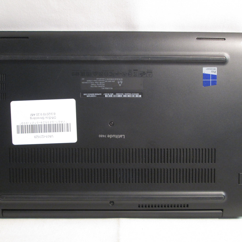 Dell Latitude 7480 Intel Core i7 2.80GHz 8GB Ram Laptop {TOUCHSCREEN} - Securis