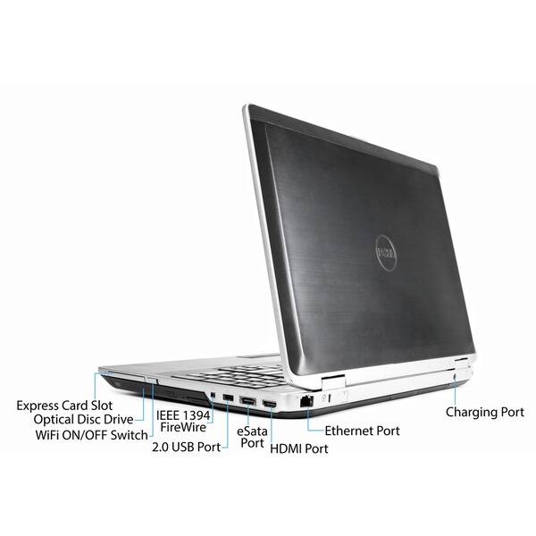 Dell Latitude E6520 Intel Core i5 2.50GHz 4G Ram Laptop {NVIDIA Graphics} - Securis