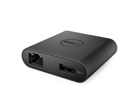 Dell NEW Adapter DA200 - USB-C to HDMI/VGA/Ethernet/USB 3.0 - Securis