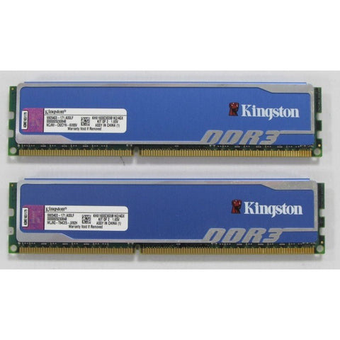 Kingston HyperX 8GB (2x4GB) PC3-10600 DDR3 1333 MHz RAM KHX1333C9D3B1K2/8G - Securis