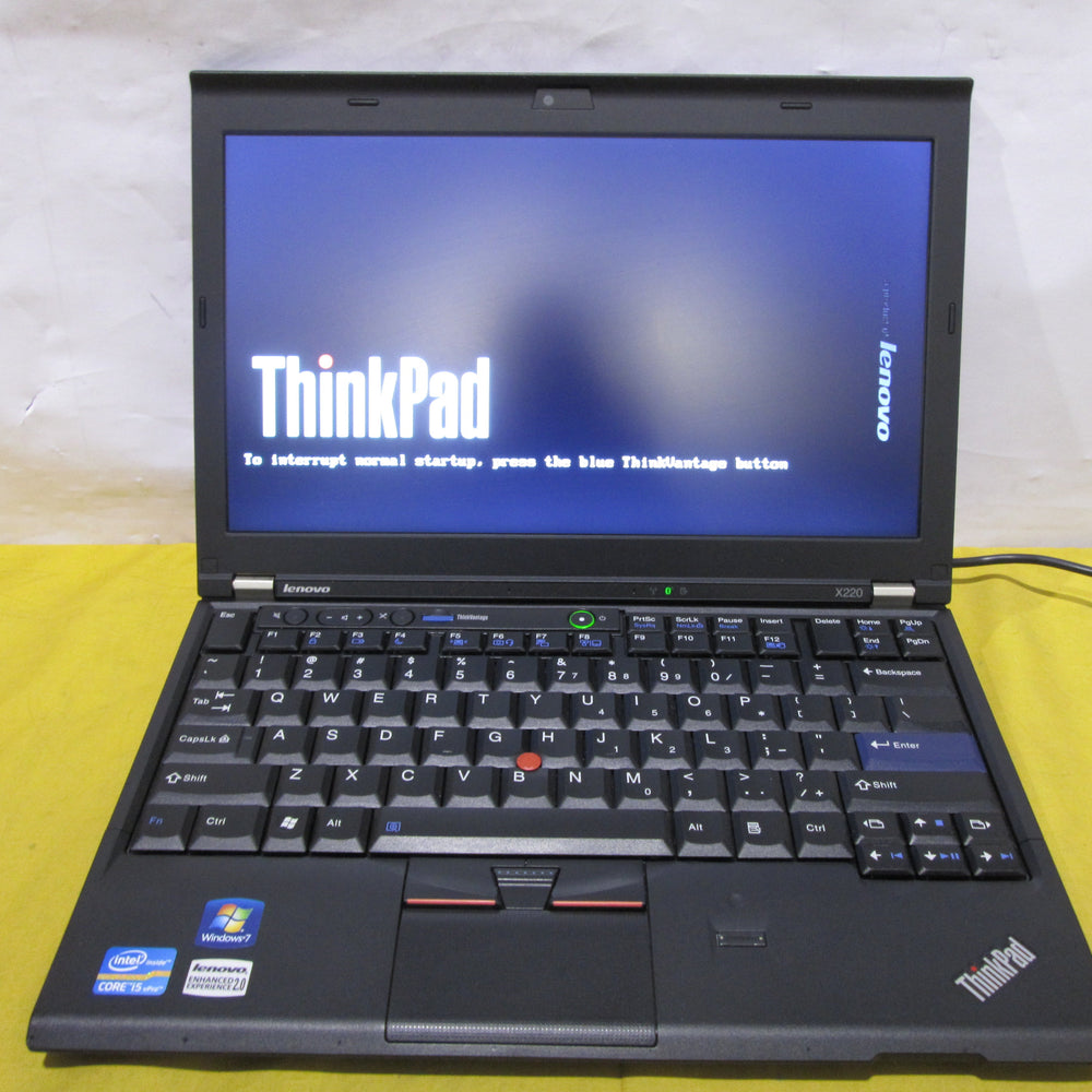 LENOVO X220 428743U Intel Core i5 2.40GHz 4GB Ram Laptop {Integrated Graphic} - Securis