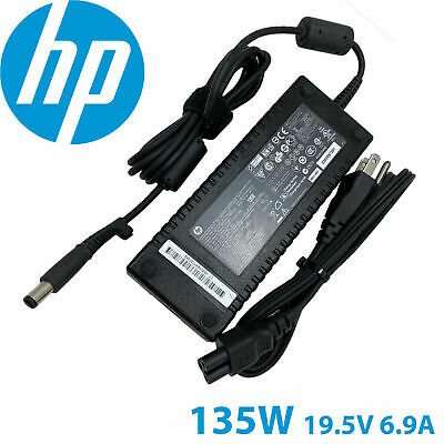 Lot of 5 HP 135W 19.5V AC Adapter Power Charger 647982-002 - Securis