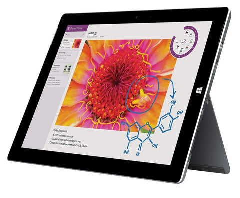 Microsoft Surface 3 1645 10.8" - Intel Atom X7-Z8700, 4GB RAM, 128GB SSD, Win10 - Securis