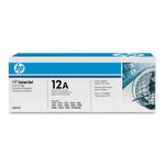 New HP 12A Q2612A Black Toner Cartridge for HP LaserJet - Securis