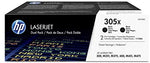 NEW HP 305x CE410XD Dual Pack Black Toner Cartridge for HP LaserJet Pro - Securis