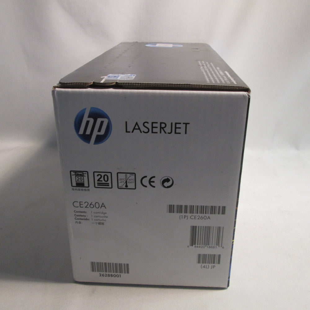New HP 647A CE260A Black Toner Cartridge for HP LaserJet CP4025, CP4525 - Securis