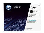 NEW HP CF287X Black Toner Cartridge 87x for HP LaserJet Enterprise - Securis
