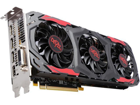 PowerColor RED DEVIL Radeon RX 480 8GB GDDR5 PCI-E 3.0 AXRX 480 8GBD5-3DH/OC - Securis