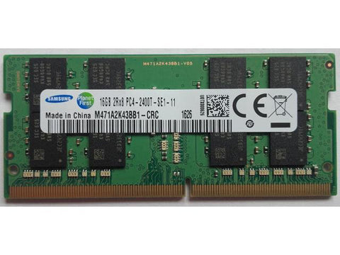 Samsung 16GB (1x16GB) PC4-19200 DDR4 2400MHz 2Rx8 SODIMM Memory M471A2K43BB1-CRC