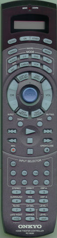 Onkyo Rc-390m Home Theater Controller Receiver Remote