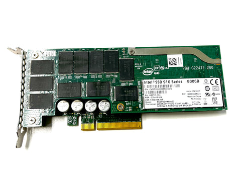 Intel 910 Series 800GB PCIe MLC Solid State Drive SSDPEDPX800G3 Low Profile