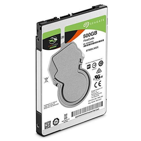 Seagate ST500LX025 500GB 2.5" Laptop Thin 7mm SSHD Solid State Hybrid Hard Drive - Securis