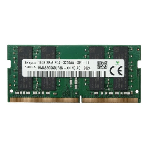 SK Hynix 16GB (1x16GB) PC4-25600 DDR4 3200 2Rx8 SODIMM Memory HMA82GS6DJR8N-XN - Securis